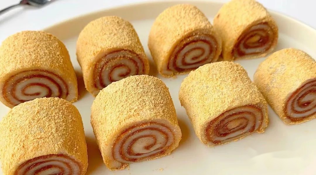 国潮特色美食驴打滚,软糯香甜,做法简单!