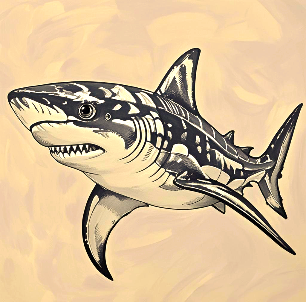 鲨鱼线描技法:表现速度感的多重方式