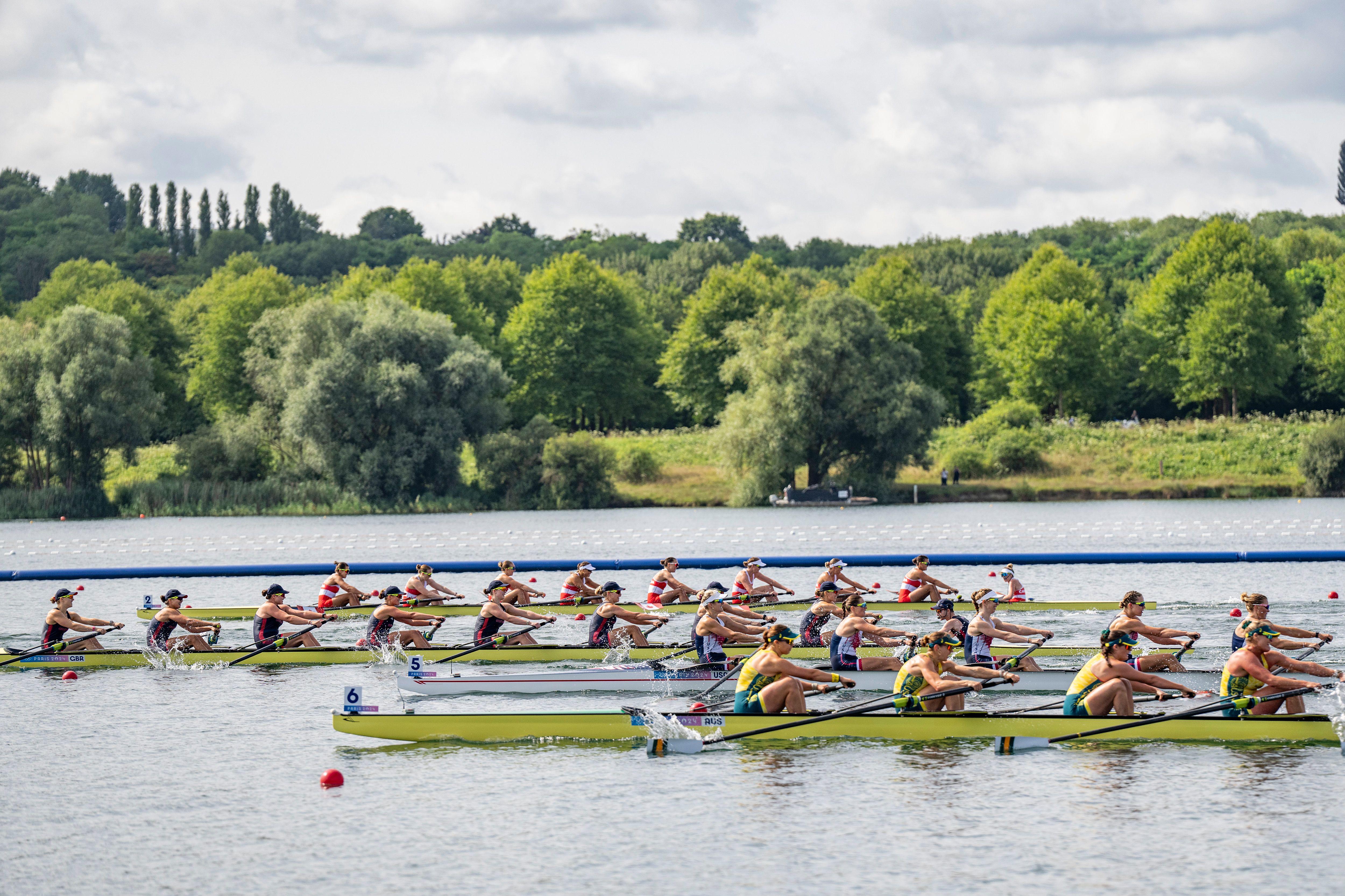 巴黎奥运会丨赛艇——女子八人单桨有舵手决赛赛况(3)