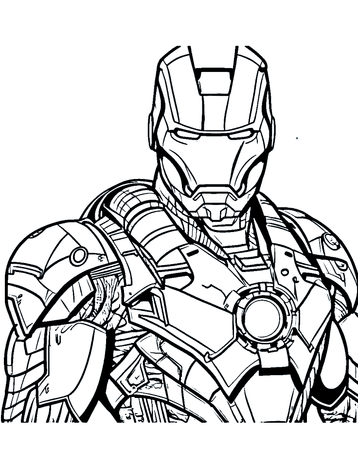 首先,备妥绘画工具,如彩色铅笔,水彩笔或马克笔,并挑选与钢铁侠形象相