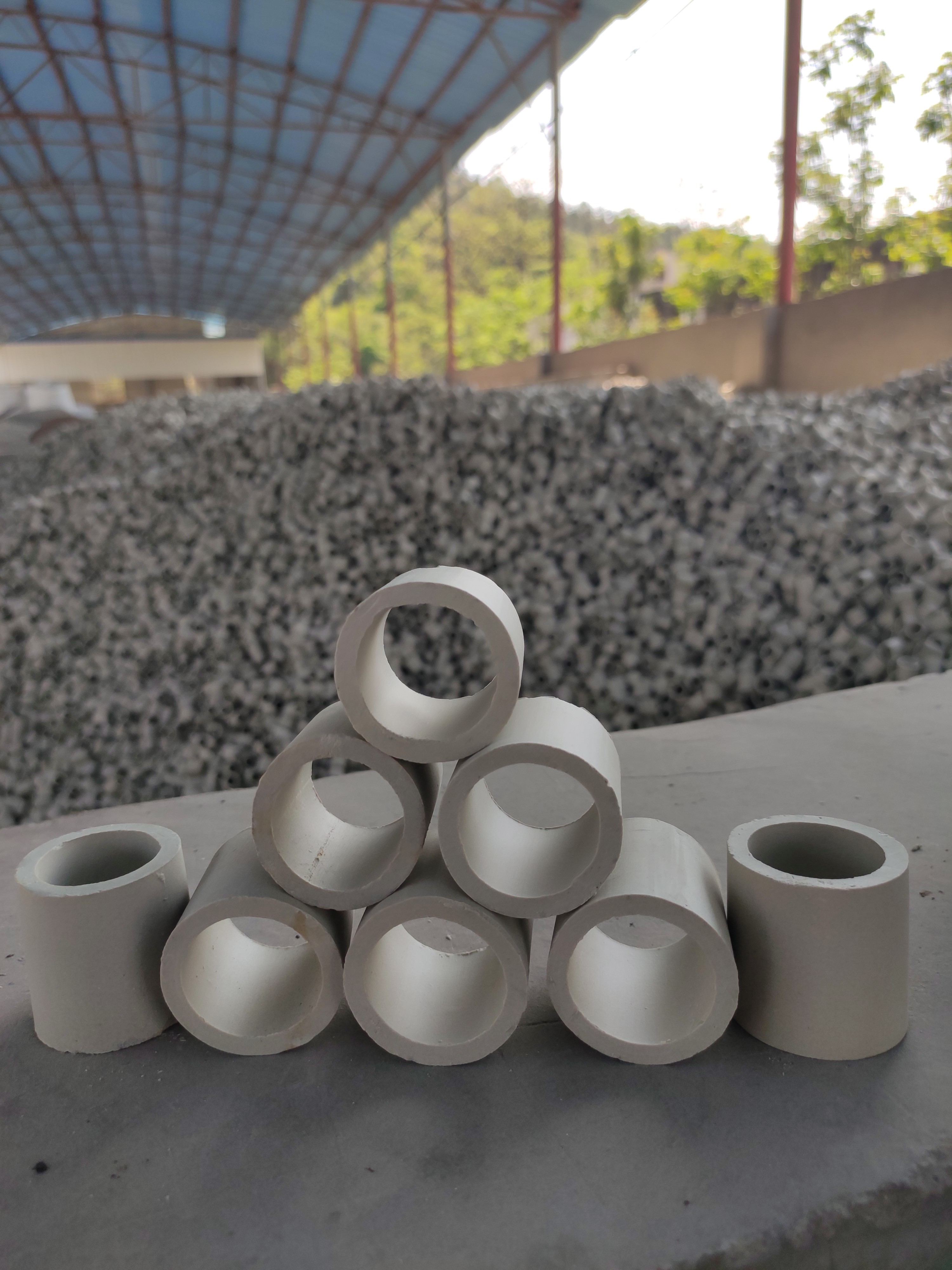 80mm陶瓷拉西环填料