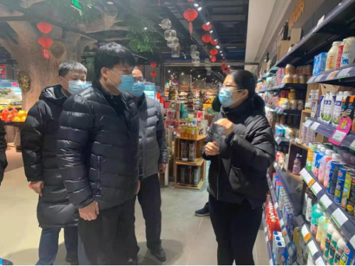 衡水市市场监督管理局副局长吴畏到滨湖新区分局调研疫情防控工作