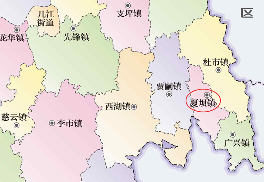 重庆江津地图清晰版图片