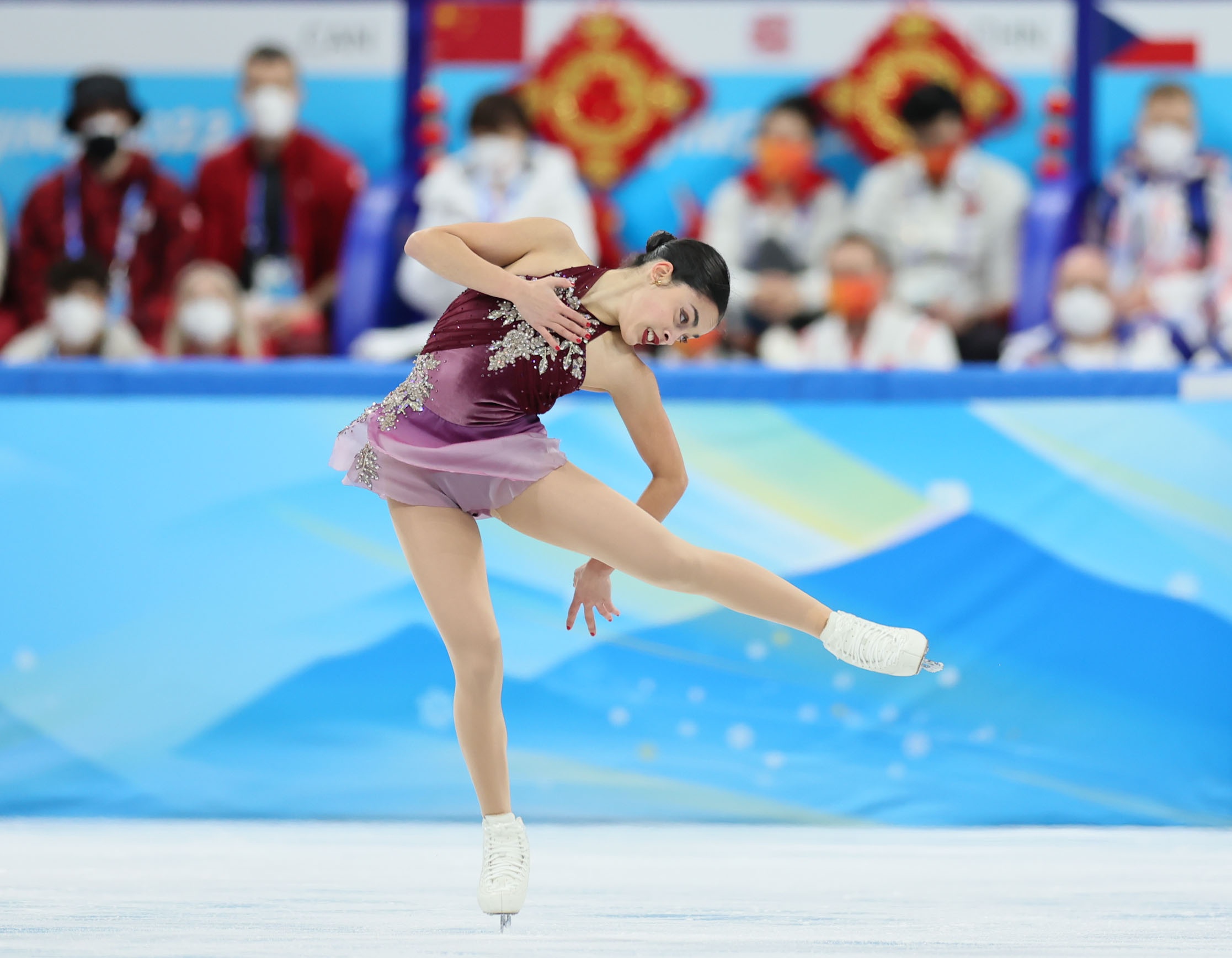(北京冬奥会)花样滑冰——团体赛:女子单人滑短节目赛况(6)