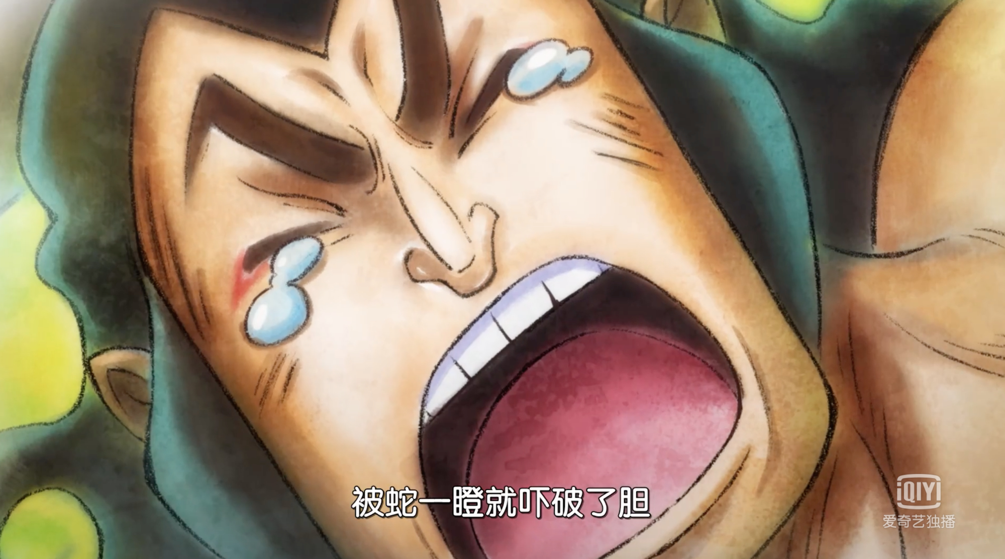 海贼王970集:御田变成傻瓜殿下,被凯多,大蛇吓哭,废物一个