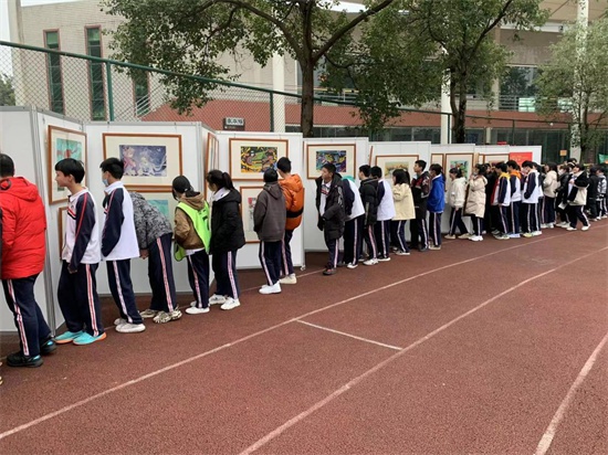 仁寿县华兴中学成功举行第五届"华兴杯"师生书画展 暨仁寿县书法家