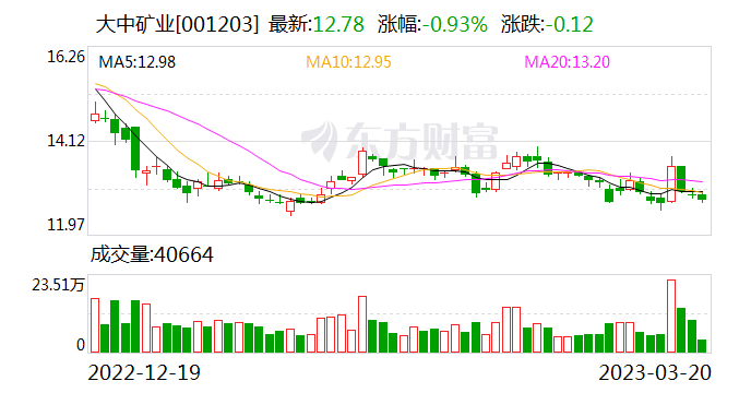 大中礦業:臨武鋰礦項目正在推進