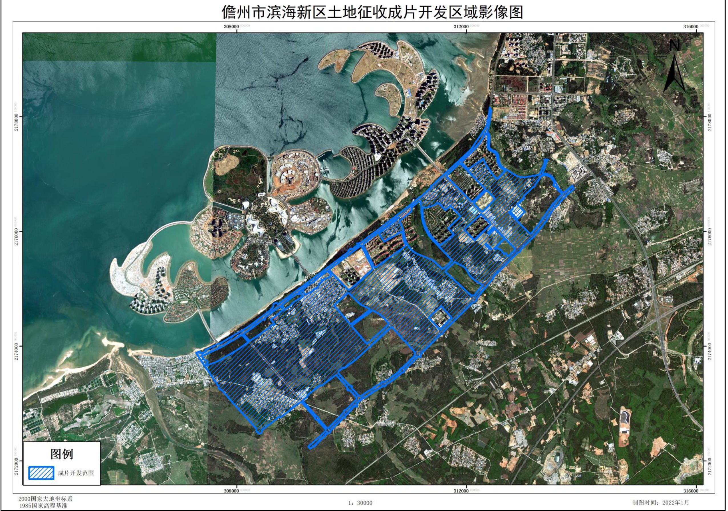 儋州滨海新区成片开发方案公示,规划面积862.2544公顷!