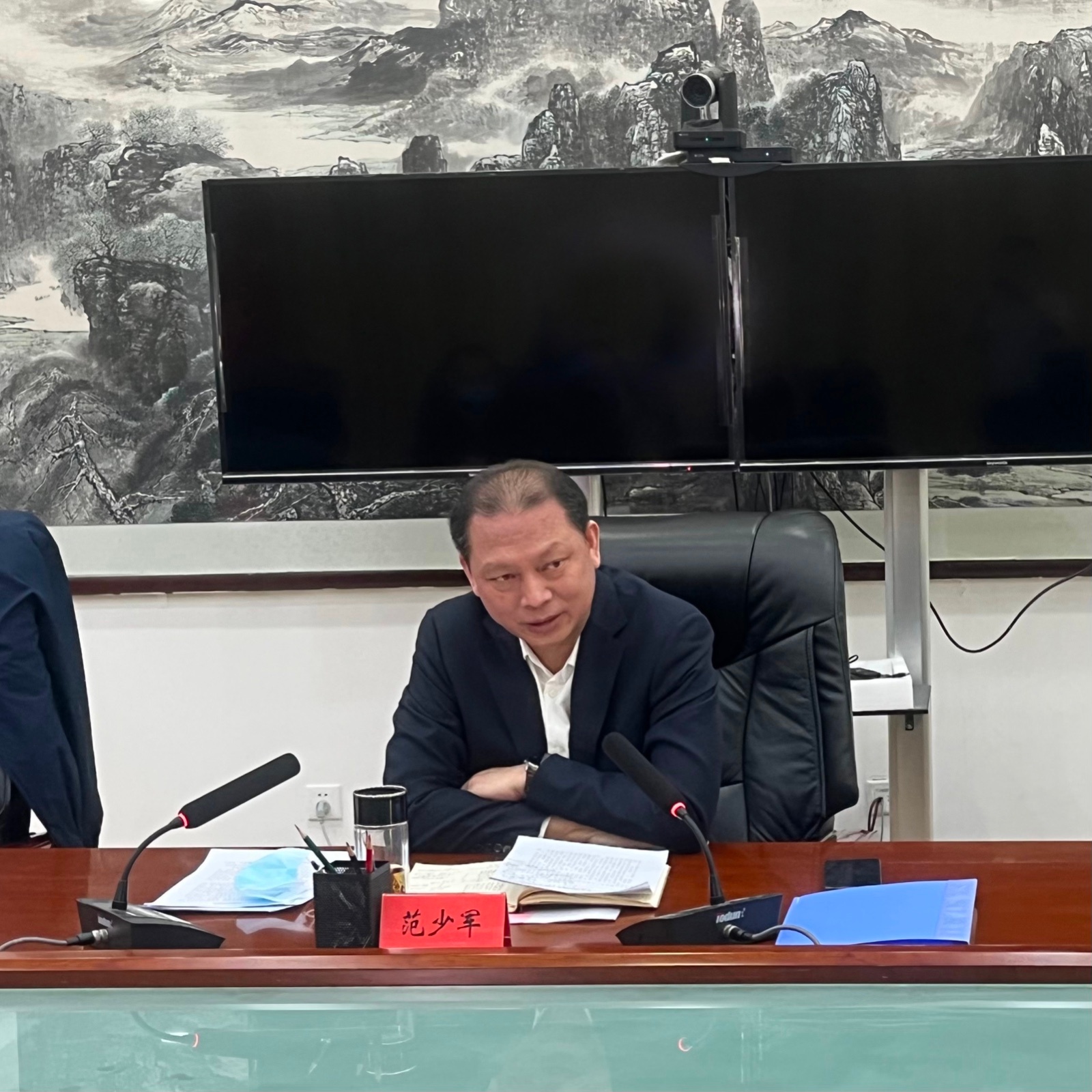 胡文平率队赴河东区座谈交流