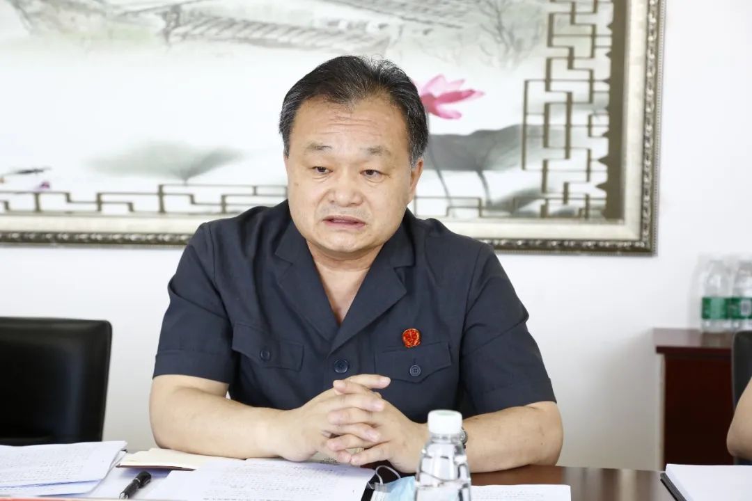 市中院文星东同志到我院调研座谈