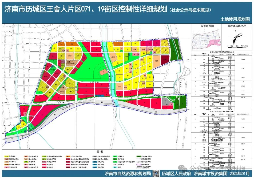 济南历城区王舍人片区两街区详细规划出炉
