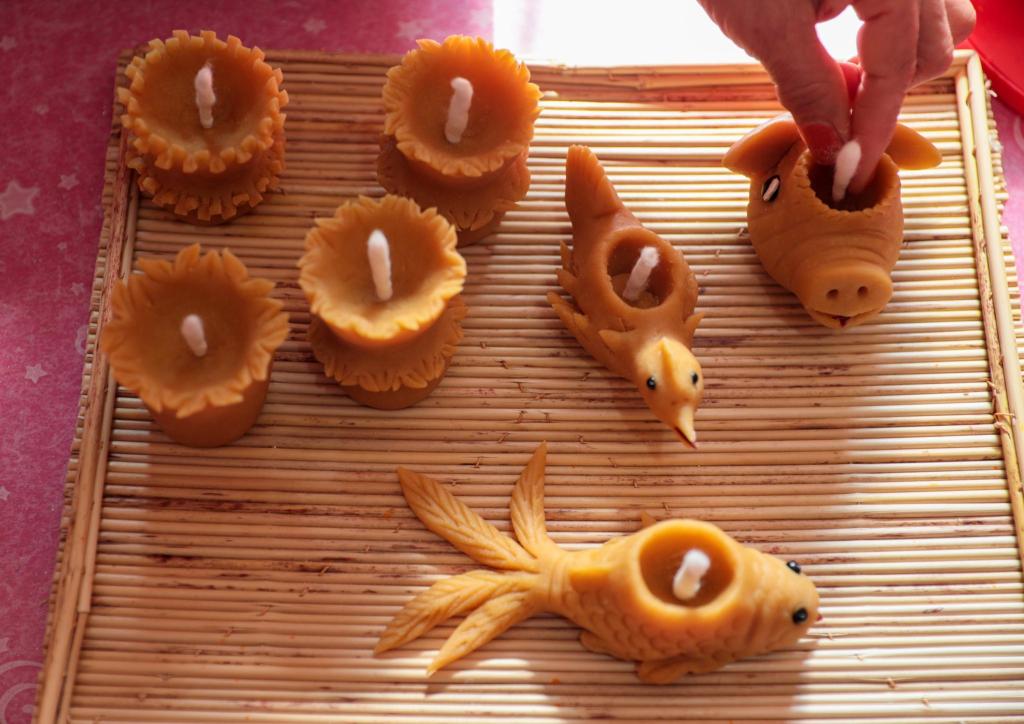 传承"豆面灯"点亮元宵夜