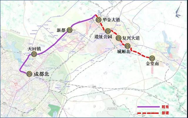 金堂县应该庆幸,成都为金堂规划的市域铁路比青白江还多一条