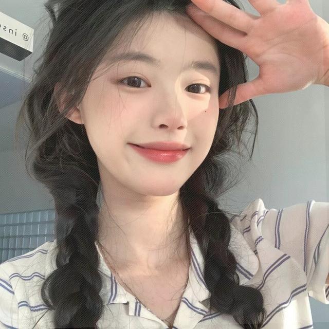 学生党ins校园校服背书包女生头像