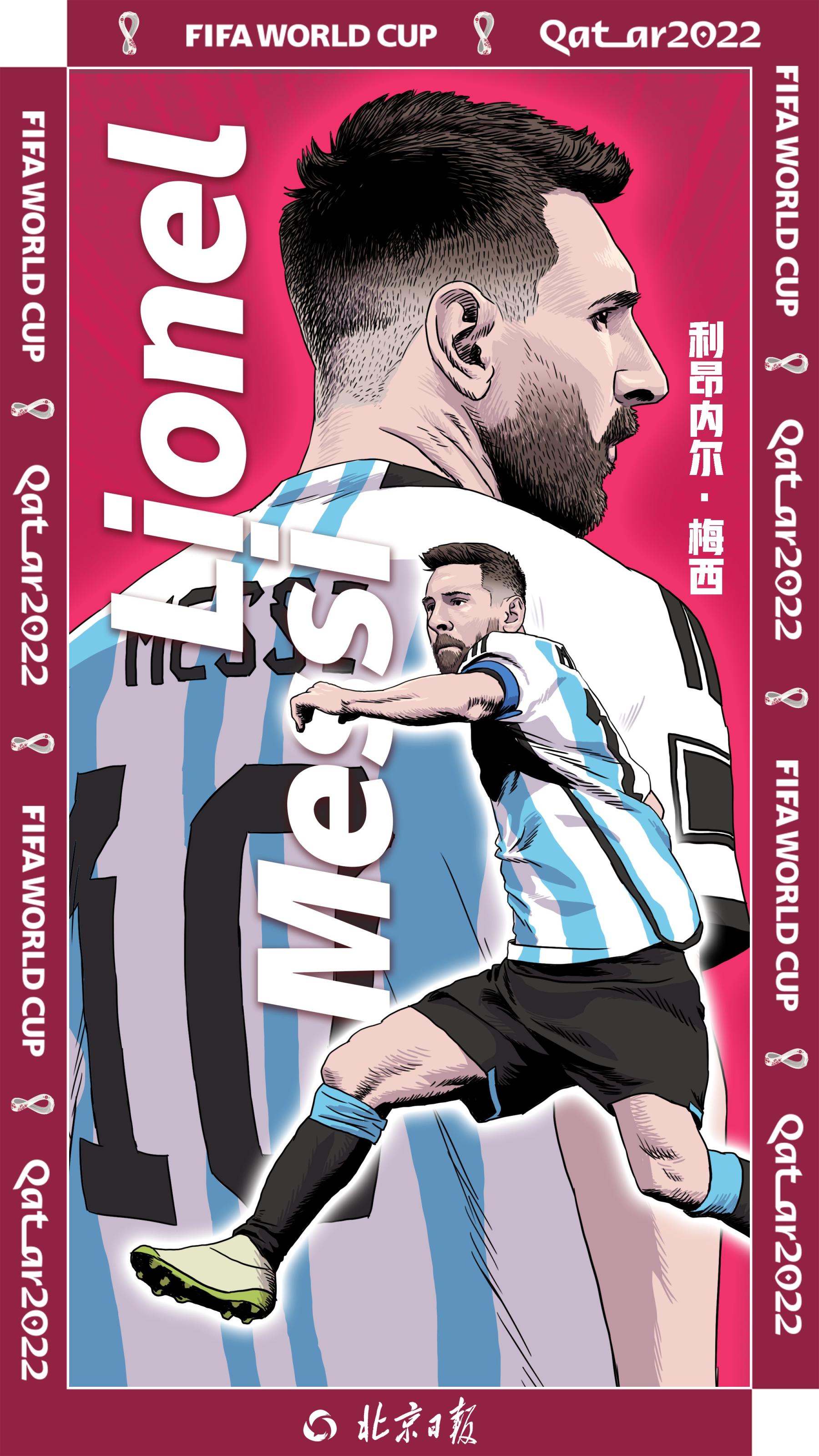 梅西,捧杯!阿根廷,三星!