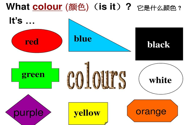 colour怎么读英语单词图片