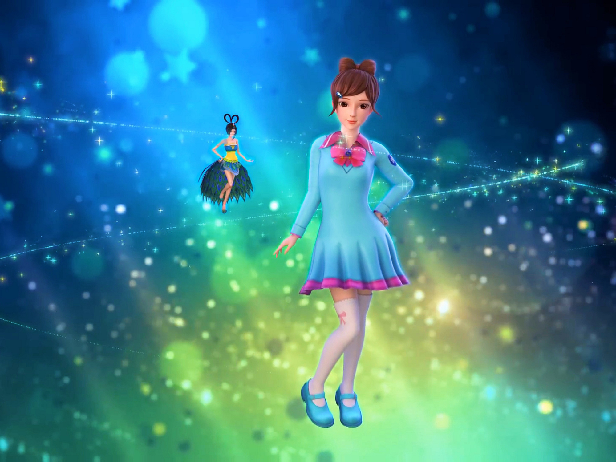 叶罗丽:形象新改动,思思发型变成俏皮双丸子?这才是真实颜值!