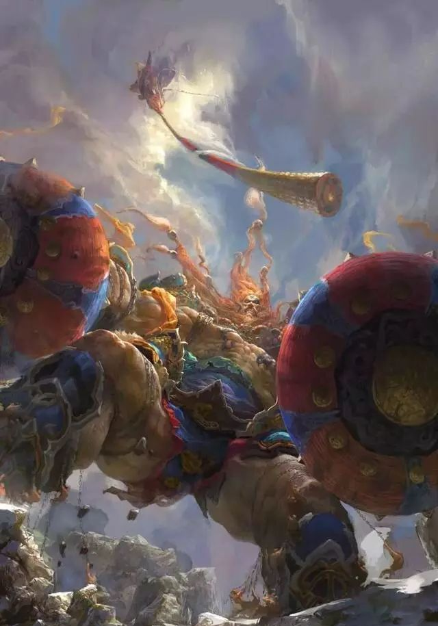 钟风华的西游系列美图,孙悟空形象众多且霸气!