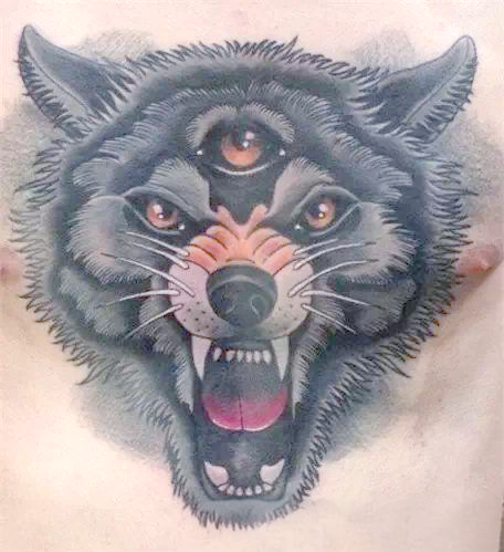 狼纹身不再只是满背 创意设计带来新趋势
