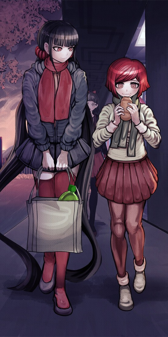 《弹丸论破》春川魔姬和其他角色的奇怪组合,动漫全面屏壁纸