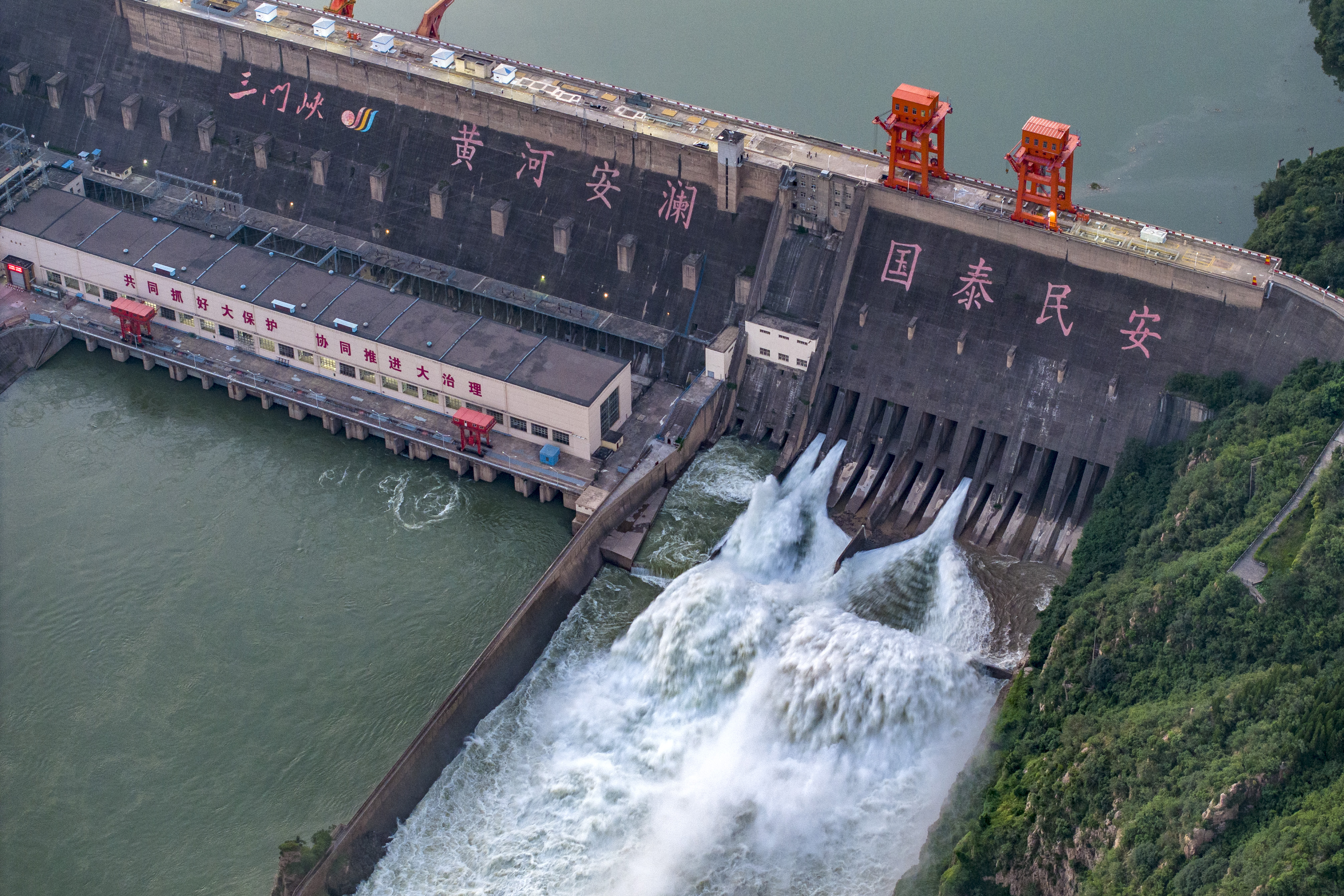 三门峡大坝现状图片