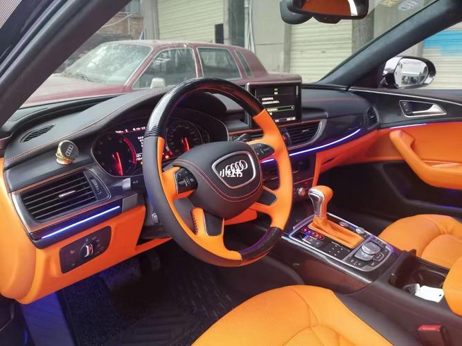 老款奥迪a6改装新款中控台