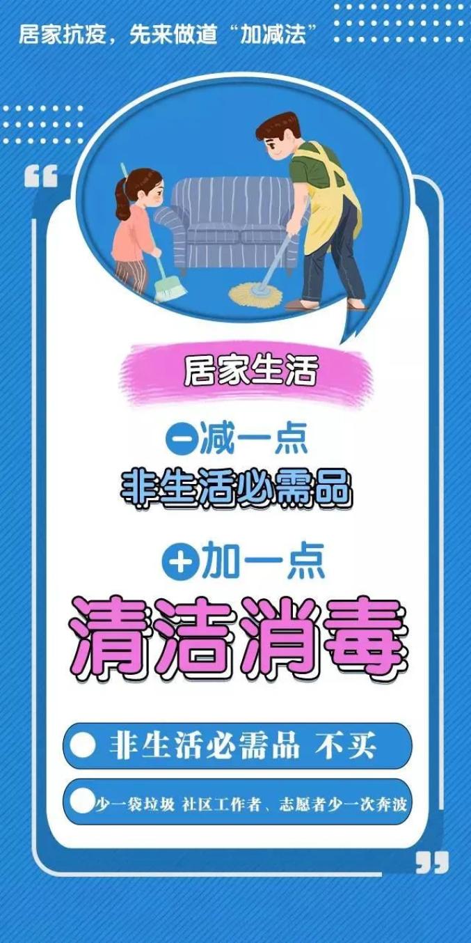 【防疫科普】居家抗疫,先来做道"加减法"