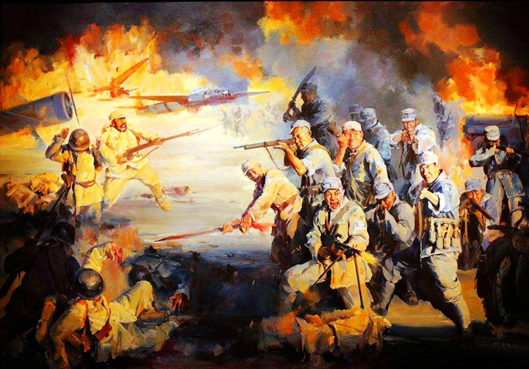 抗战英雄范筑先虽然在战争中年近六十,但他义无反顾地奔赴前线,为国抛