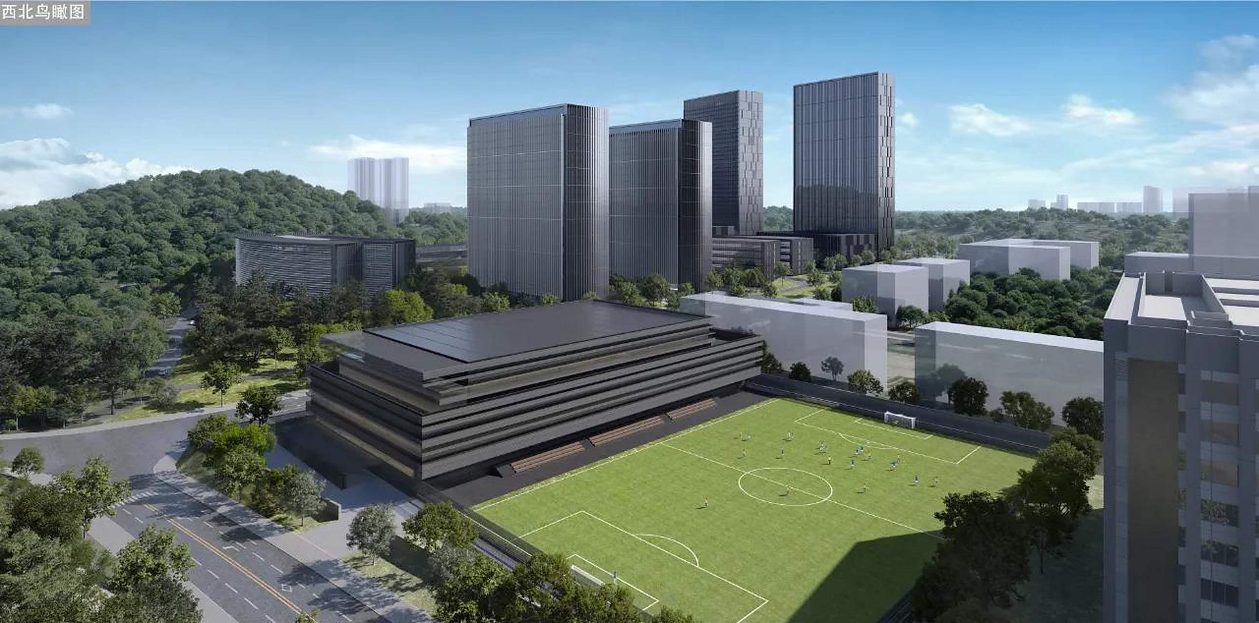 济南浪潮科技园体育馆公示,科技感十足,非常漂亮!