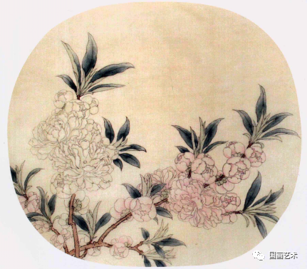 宋画《碧桃图》临摹步骤