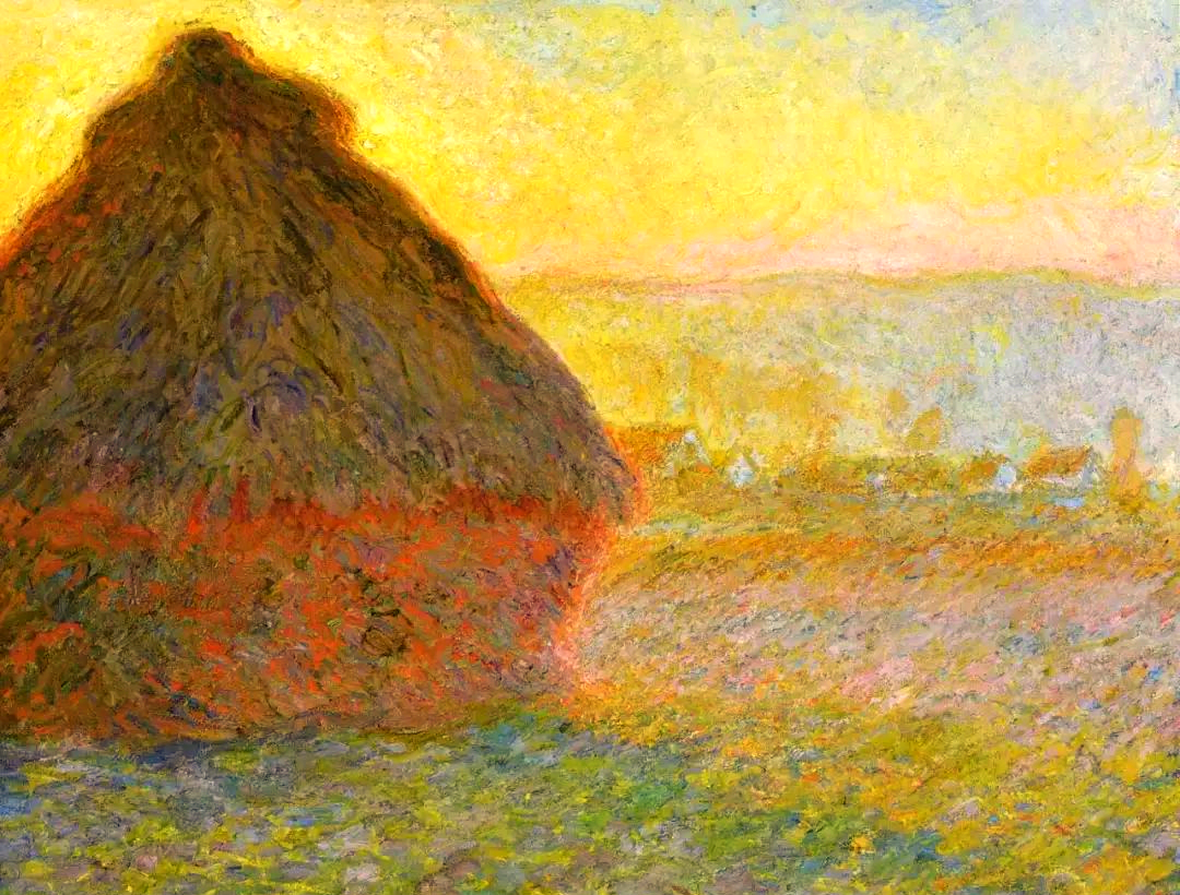 莫奈《干草垛》系列:印象派艺术中的探索与成就