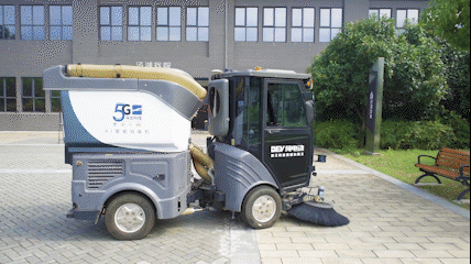 垃圾了 让我出去溜达溜达  ▲ 必须有一个在路上 智慧车谷赋予了清扫