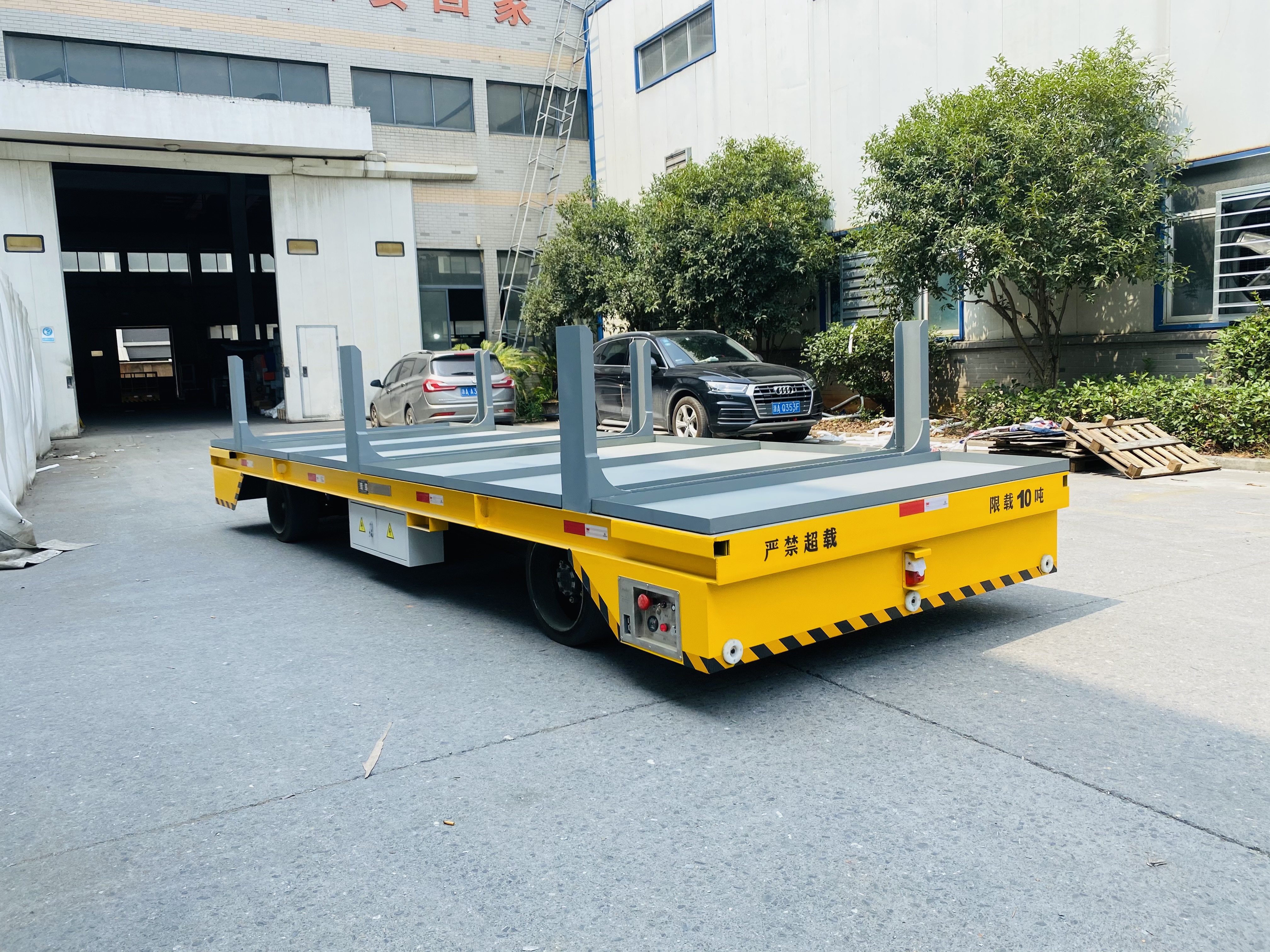 电动无轨平板车电动平车蓄电池搬运车