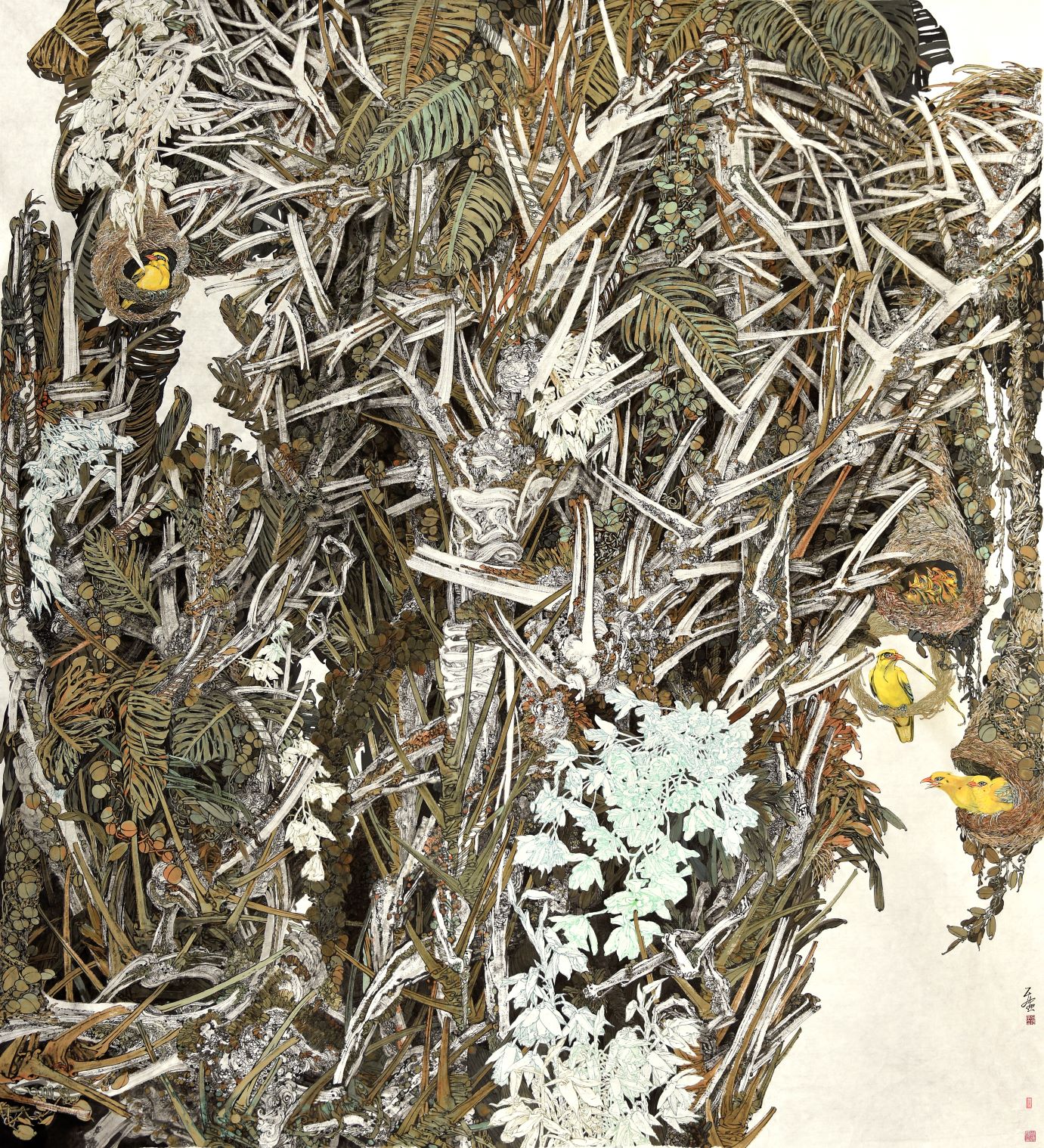 云南画坛骄子何阿平作品充满神秘梦幻暗含温情和欢愉