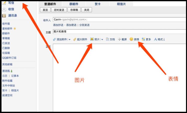 电子邮件格式qq图片