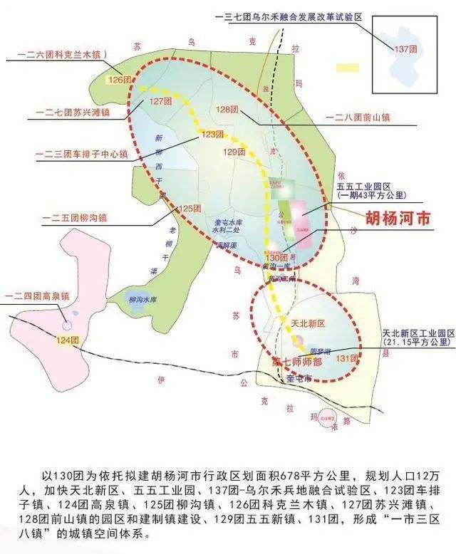 兵团各师市分布图图片