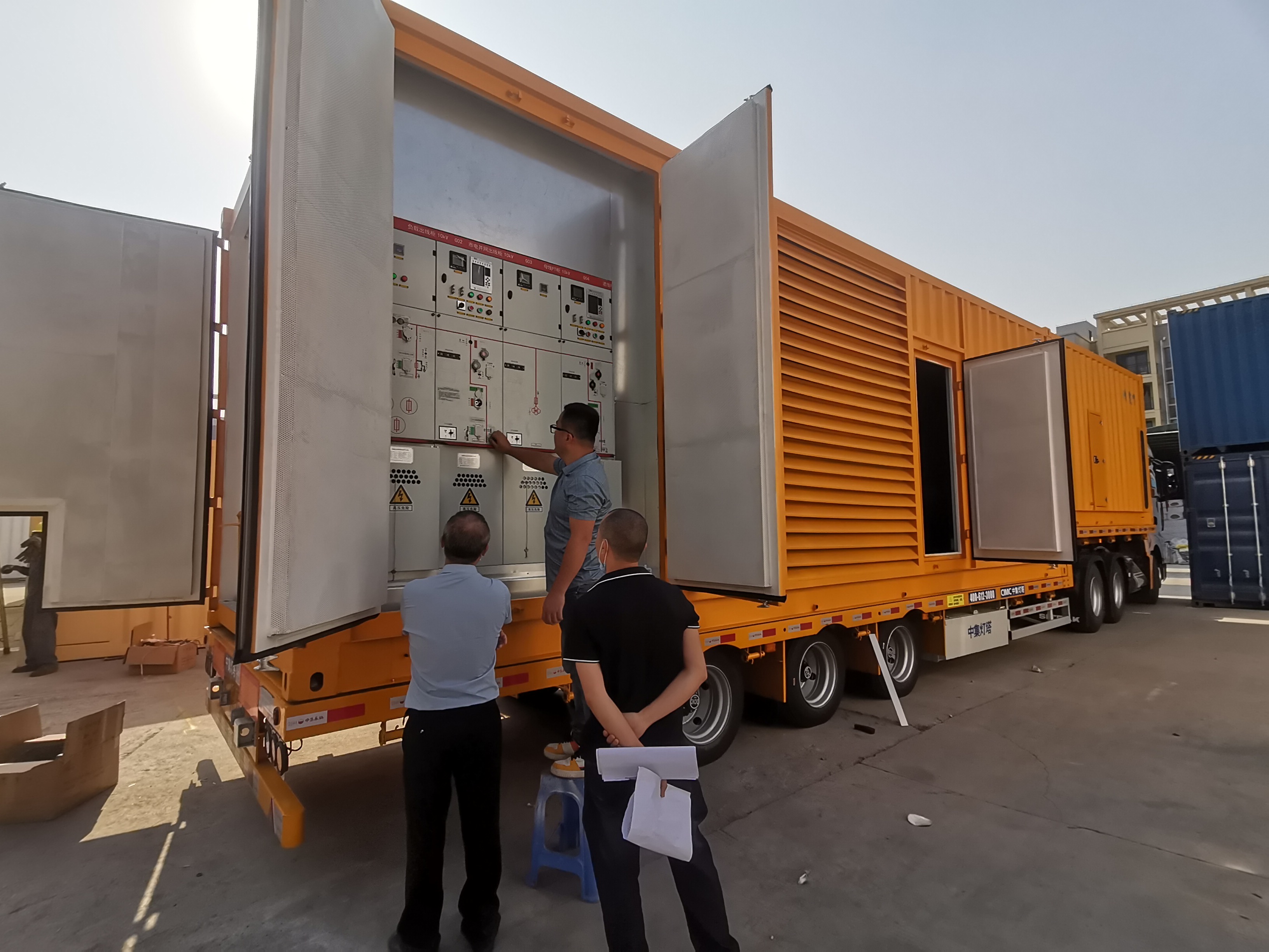 西西新能源|打造国网首台10kv"柴储"混合移动电源车