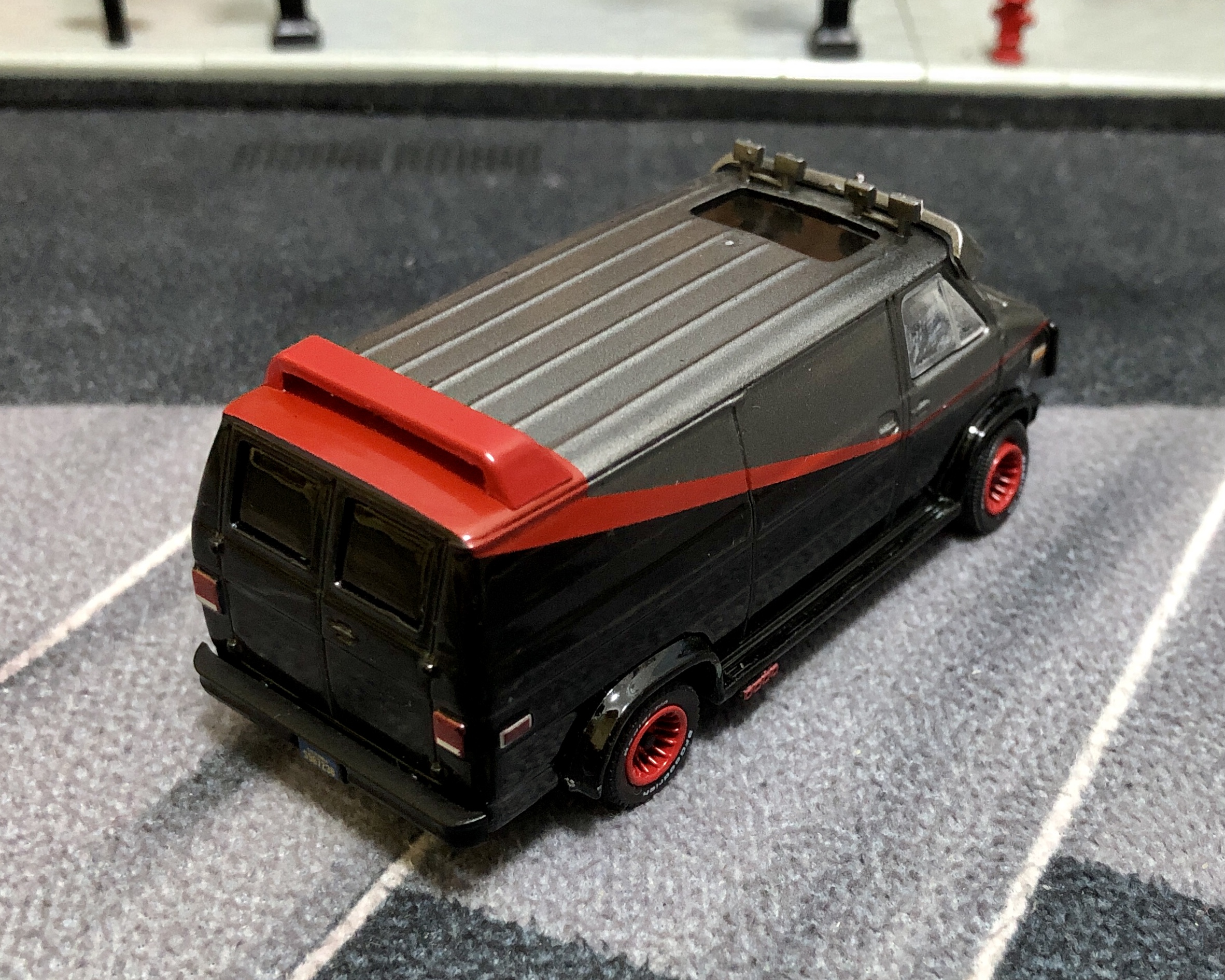 绿光电影车,天龙特工队gmc大面包vandura