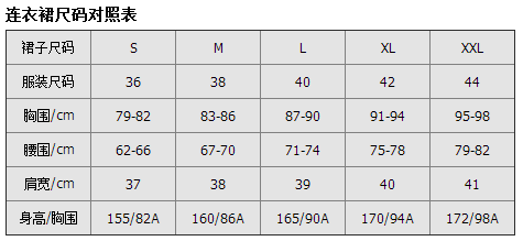 170 88a尺碼對照表是什麼?