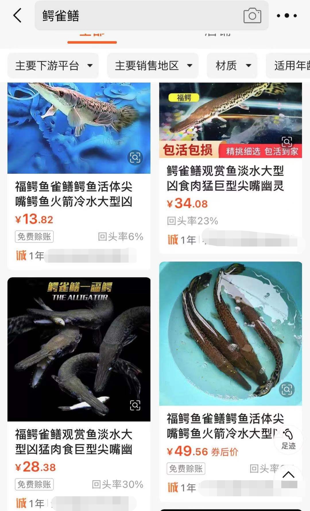被围捕的鳄雀鳝几十块就能买到?能吃吗?