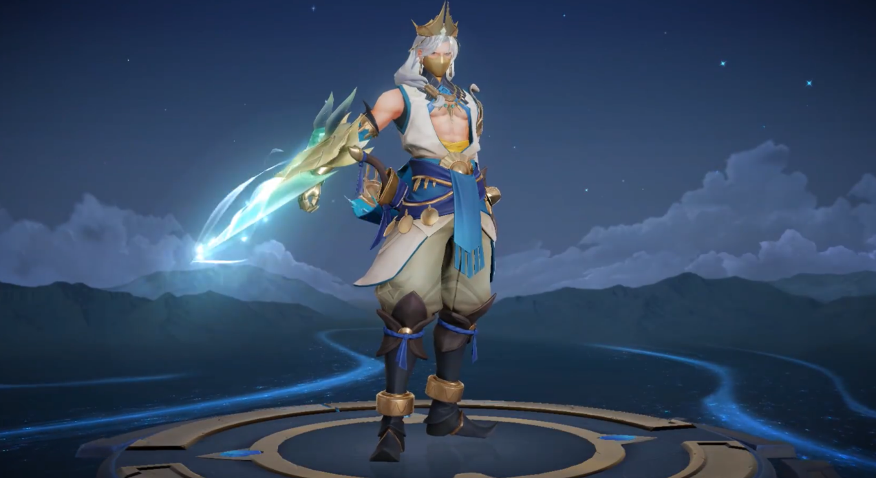 王者荣耀:兰陵王新皮肤测评,这配色,果真就是阳光男孩呗