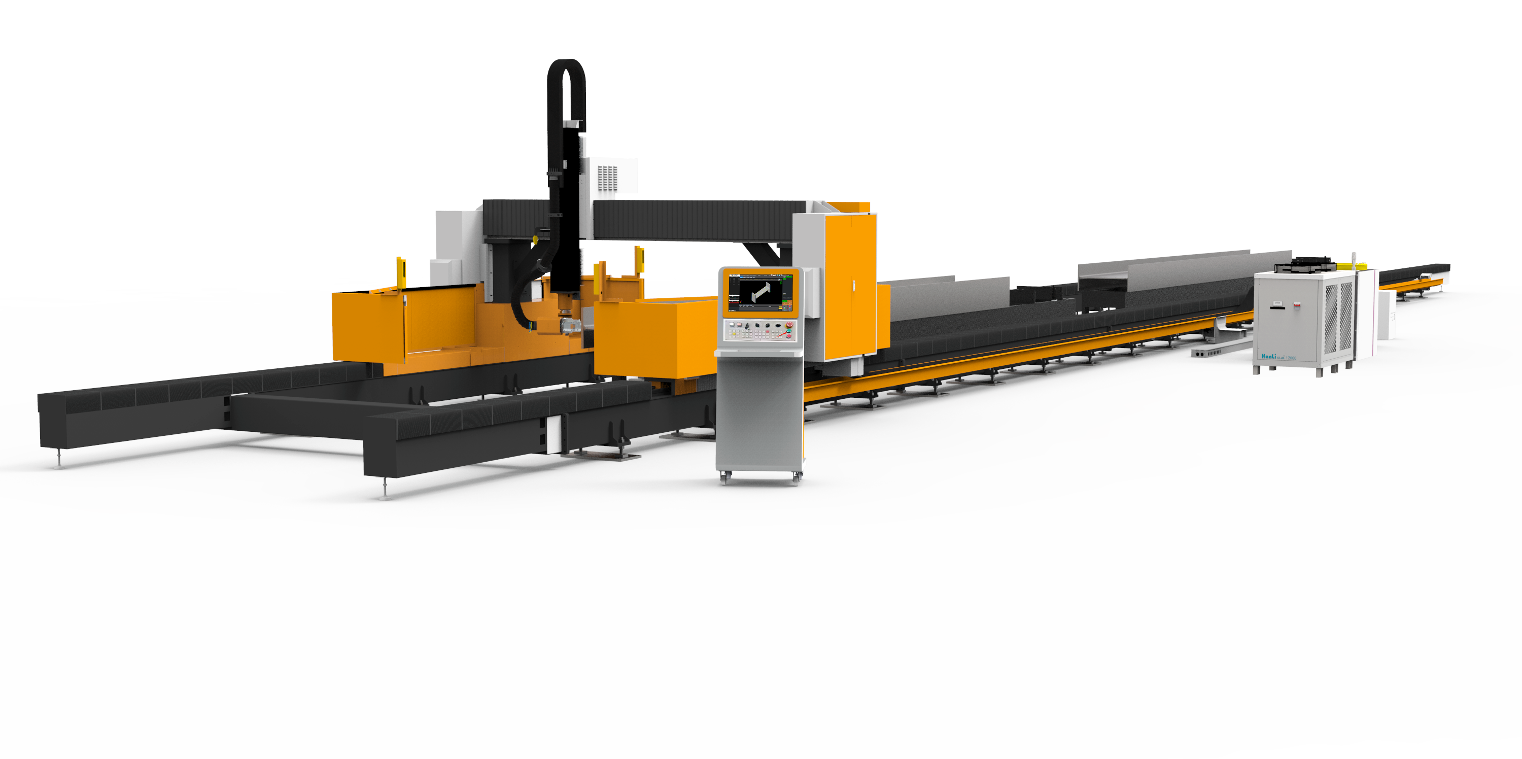 颠覆传统切割工艺,h型钢专用加工设备——型钢激光切割机