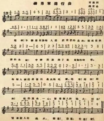 中华人民共和国国旗,国歌是如何诞生的?