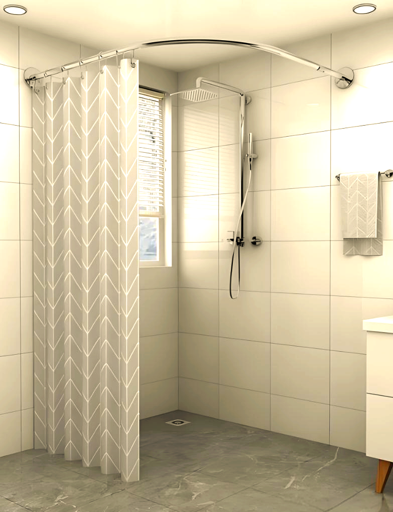 卫生间浴帘隔断:多样材质与选购指南