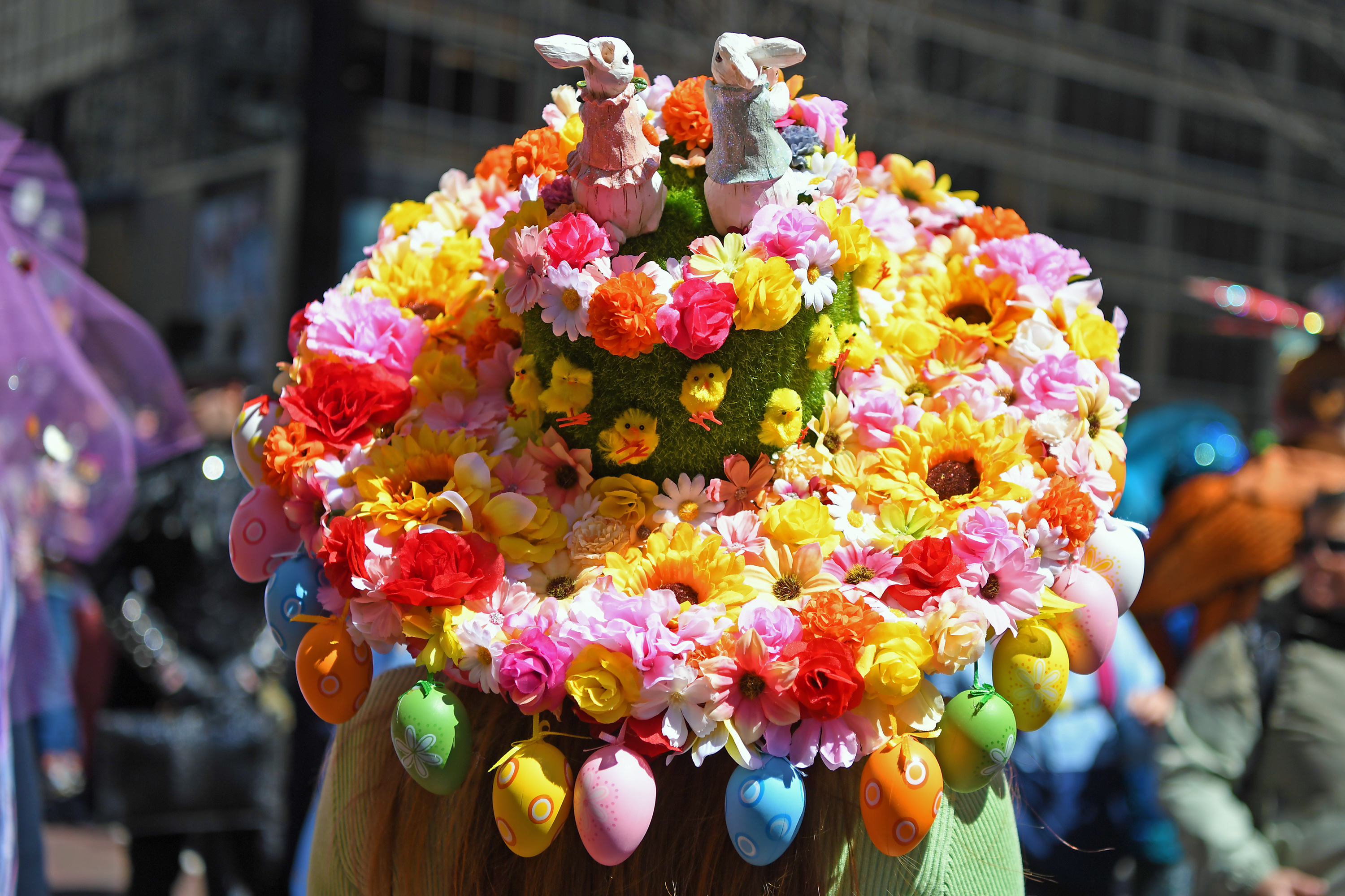 (国际)美国纽约举行复活节花帽游行