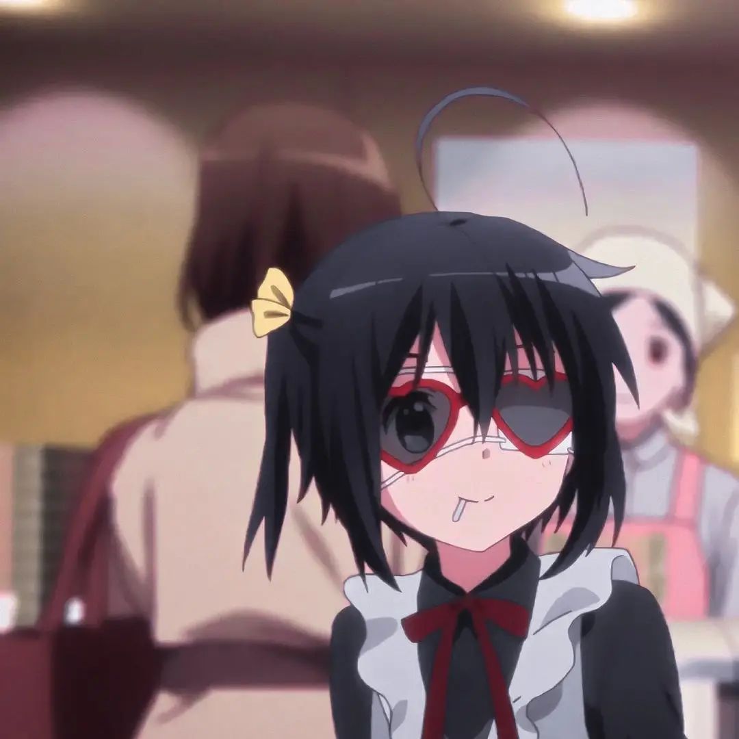 《中二病也要谈恋爱》小鸟游六花x富樫勇太,动漫头像情头自剪