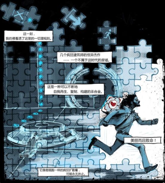 glados获得"人类精子库",chell失去价值,结局未知.