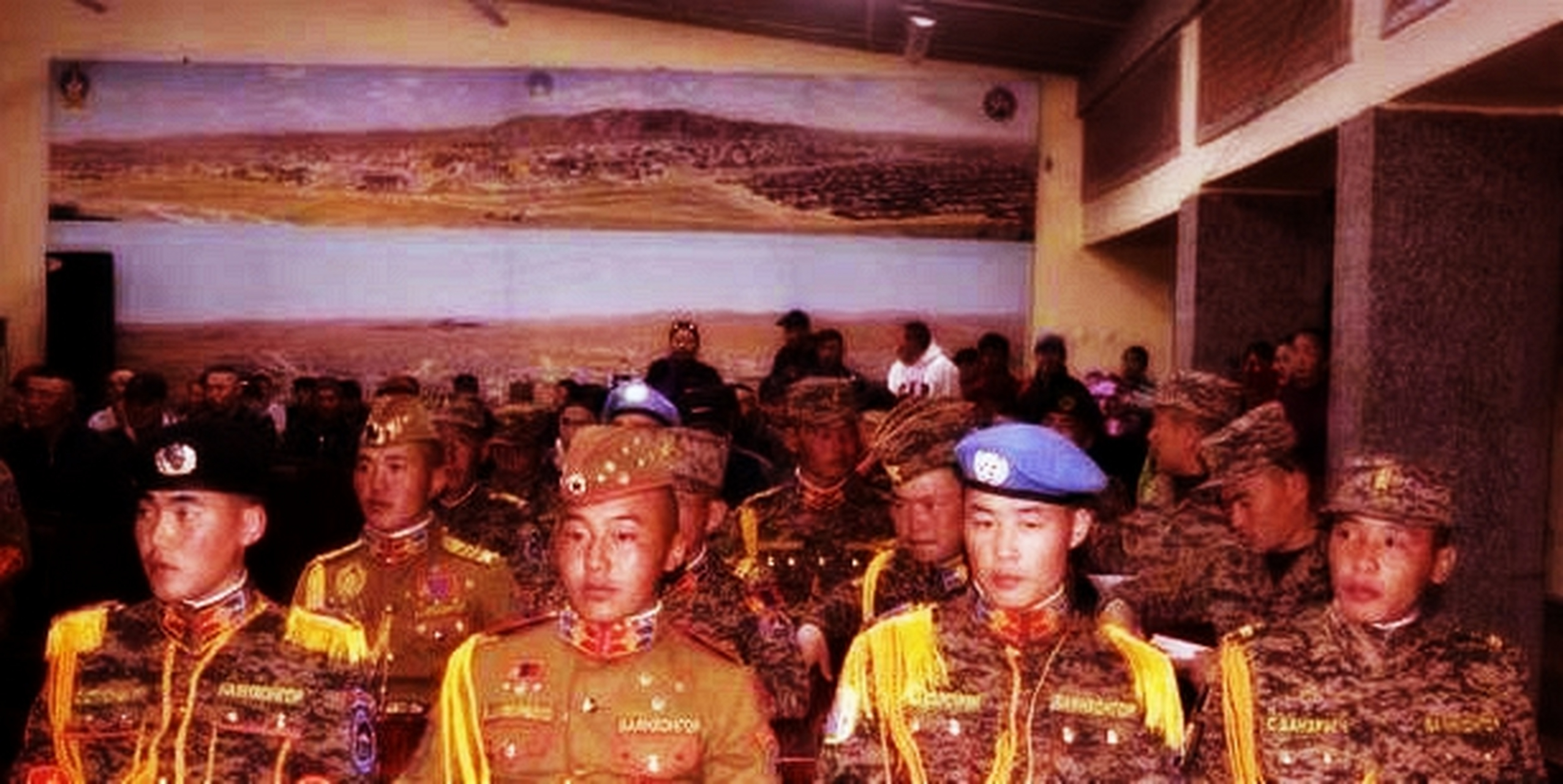 蒙古海军接受感谢,虽然蒙古是一个内陆国家,但实际上,他们真的有水面