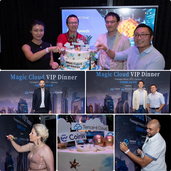 Magic Cloud VIP Dinner圆满结束 CoinW币赢与百余位行业大咖共话Web3未来新机遇