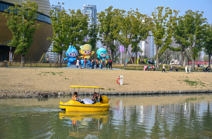运河亚运公园杭州伞图片